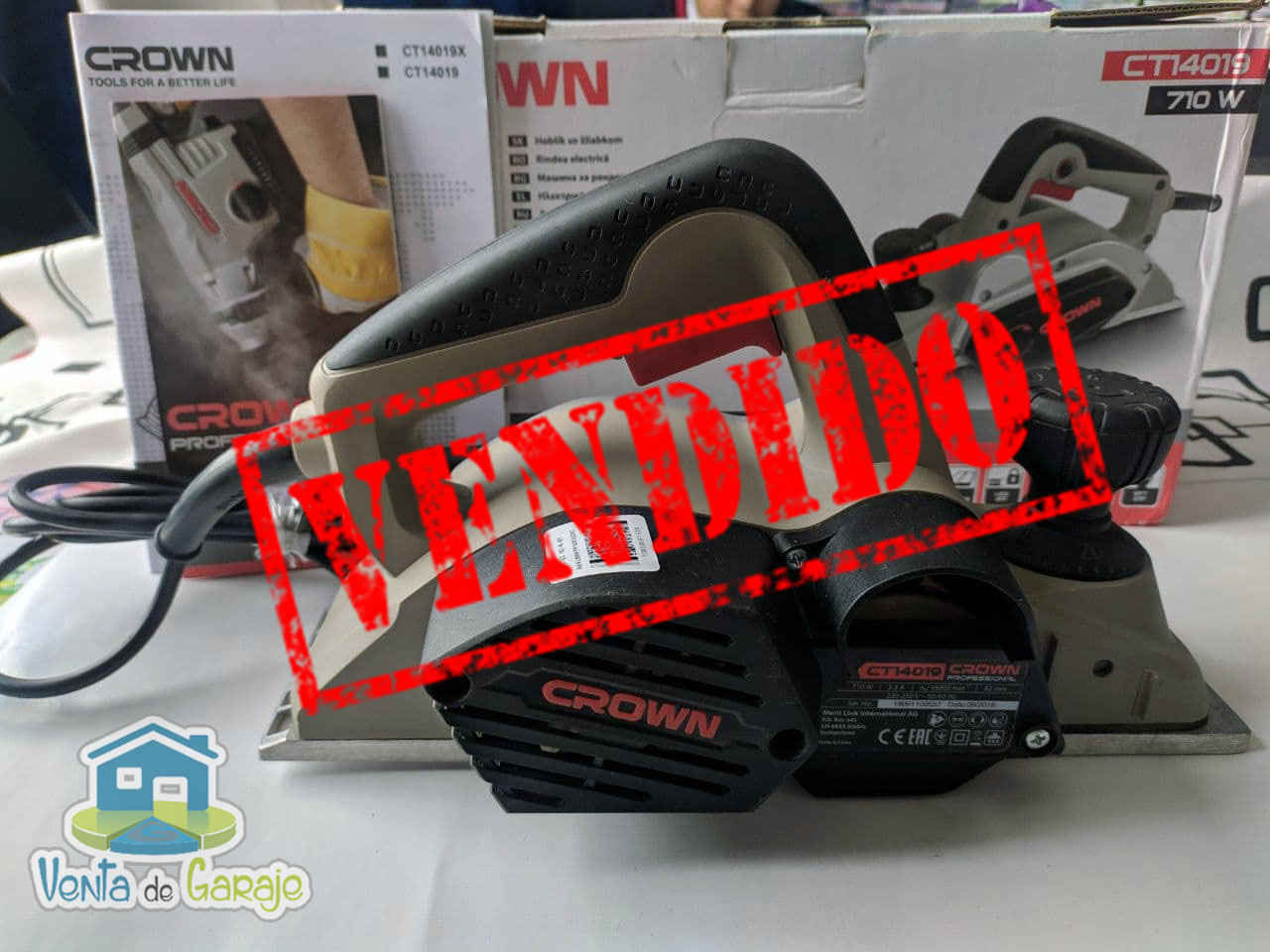 Cepillo Eléctrico Crown (En Caja)