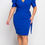 Thumbnail: Plus Size Puff Belted Dress