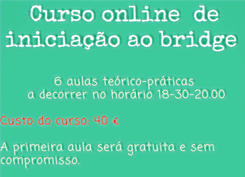 Curso Online - Aprender a Jogar Bridge