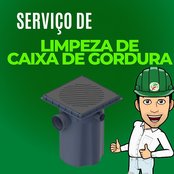 LIMPEZA DE CAIXA DE GORDURA