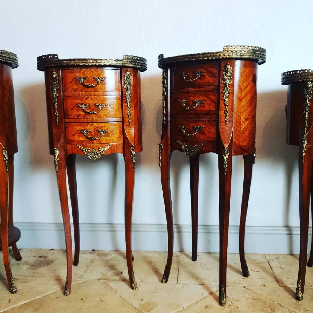 Exquisite Pair of Baggio Nightstands
