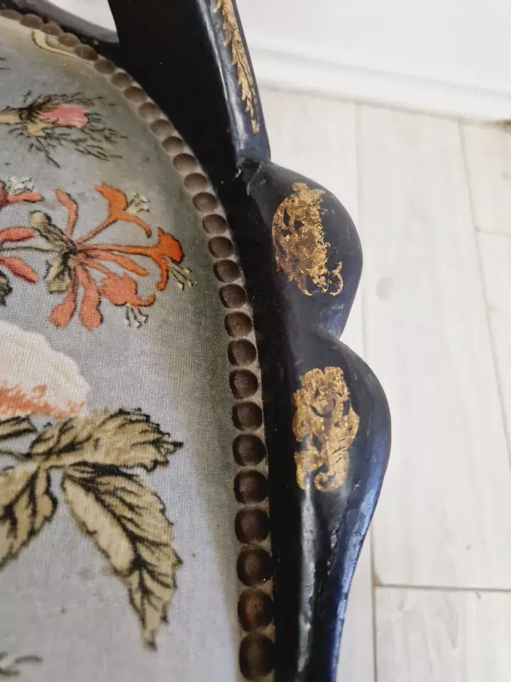 Miniature : Antique Pair of Napoleon Chairs