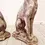 Thumbnail: Vintage Pair of Greyhound Dog Statue