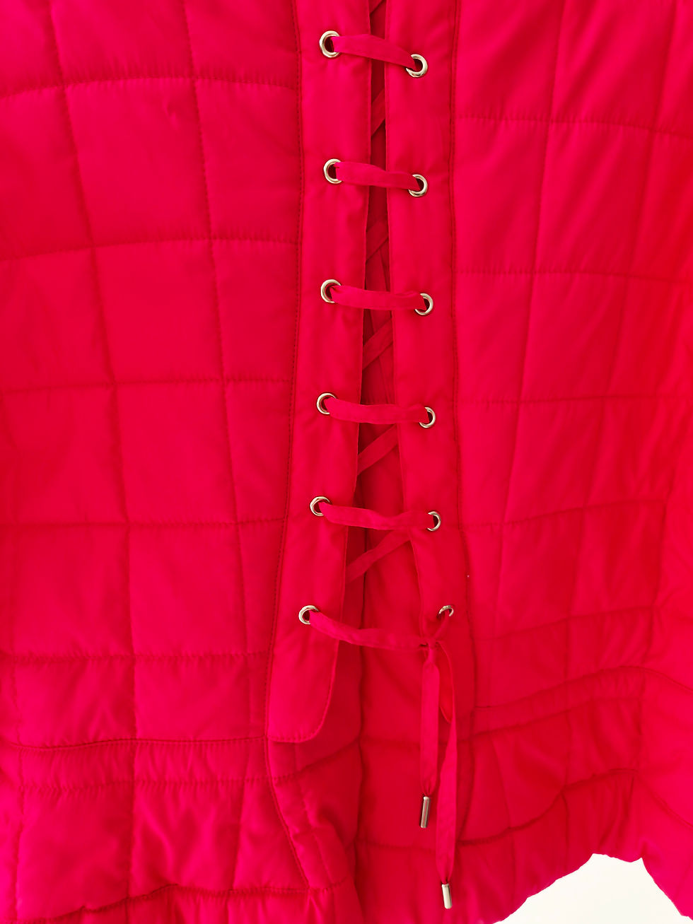 Thumbnail: Vintage Thierry Mugler Hot Pink Corset back Ladies Jacket 1990s