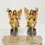 Thumbnail: Pair of 18th Century Angel Torch Holders