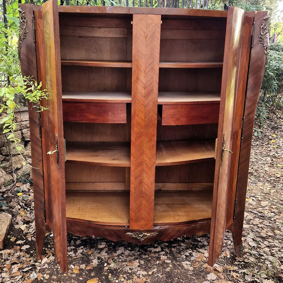 Thumbnail: Antique Wardrobe French Armoire Antique Furniture French Vintage Rococo Louis