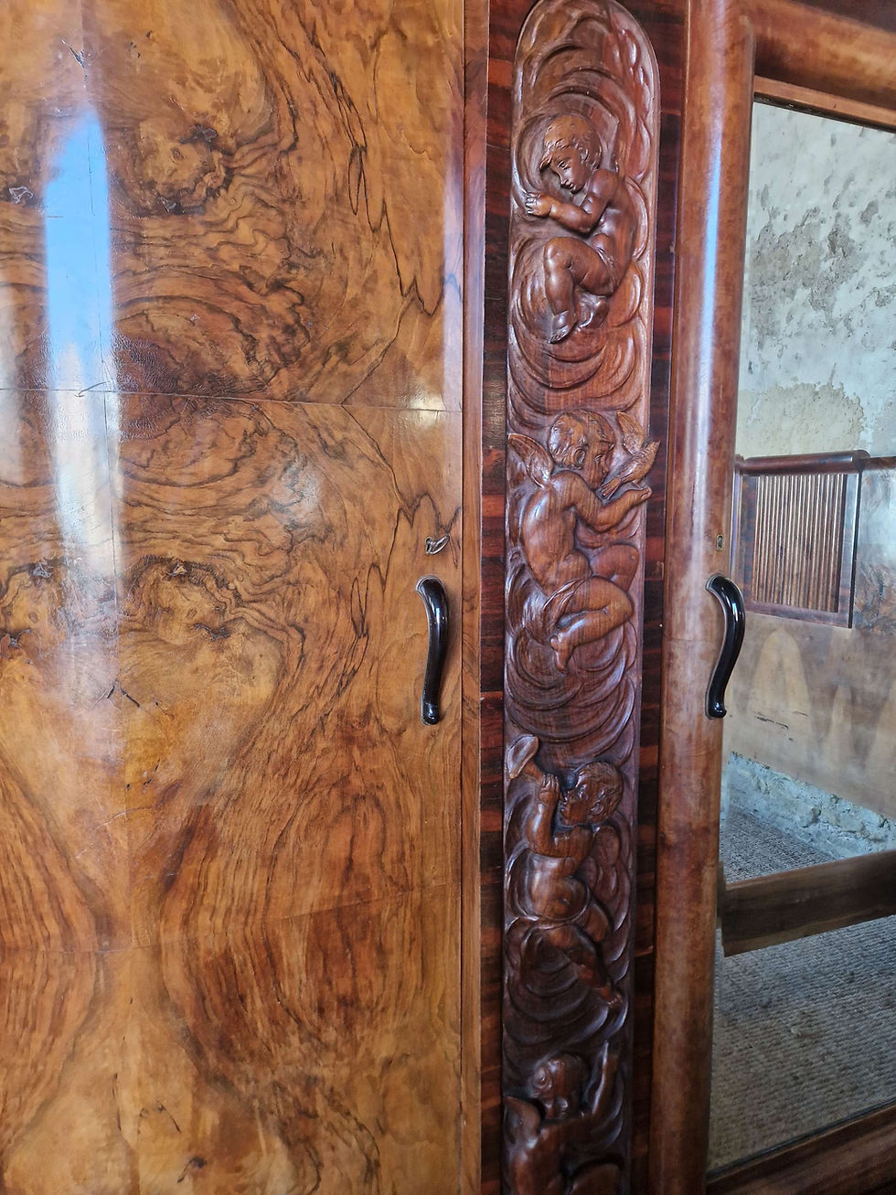 Thumbnail: Vintage Art Deco Bedroom Set By Fratelli Conte