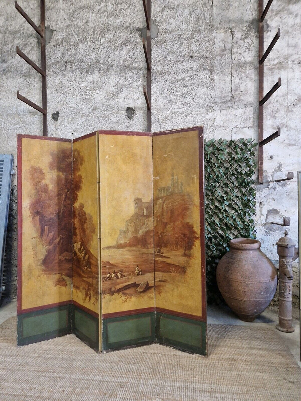Thumbnail: Antique Room Divider Screen French Paravent