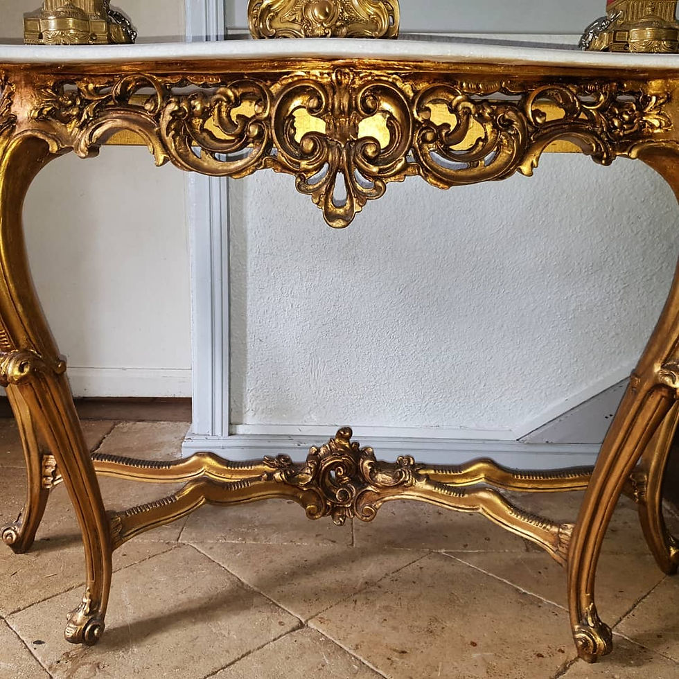 Console Table Riccoco Style Rococo Style Giltwood Console Table | Rocaille