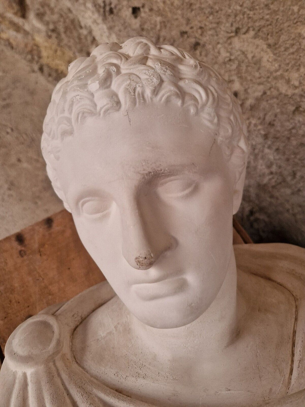 Miniature : Plaster Bust of Marc Anthony