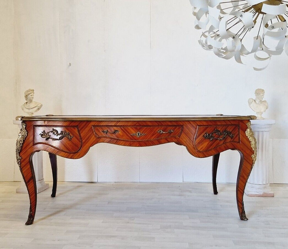 Rococo Writing Desk French Louis XV Flat Desk