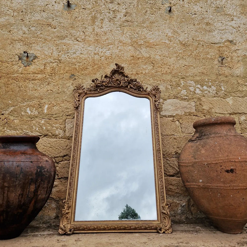 Miniature : French Louis XV Style Rococo Mirror