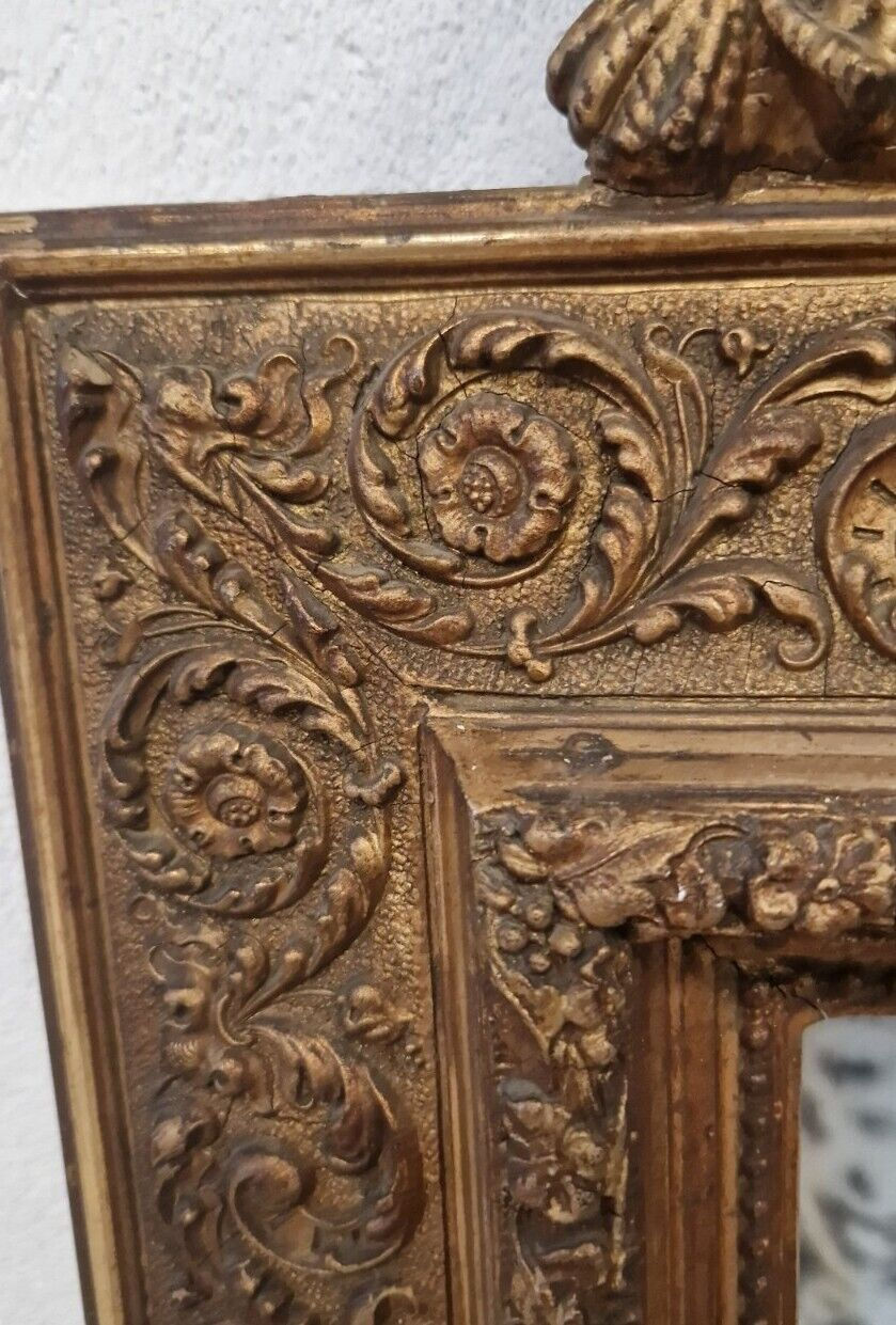 Miniature : 19th Century French Mirror Louis XVI Style Gilded