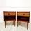 Thumbnail: A Pair of Mid Century Teak Beside Cabinets