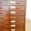 Thumbnail: Antique Mahogany 18 Drawer Index Cabinet
