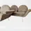 Thumbnail: Pair of Mid Century Gondola Sofas in the Manner of Salotti Ambrogi