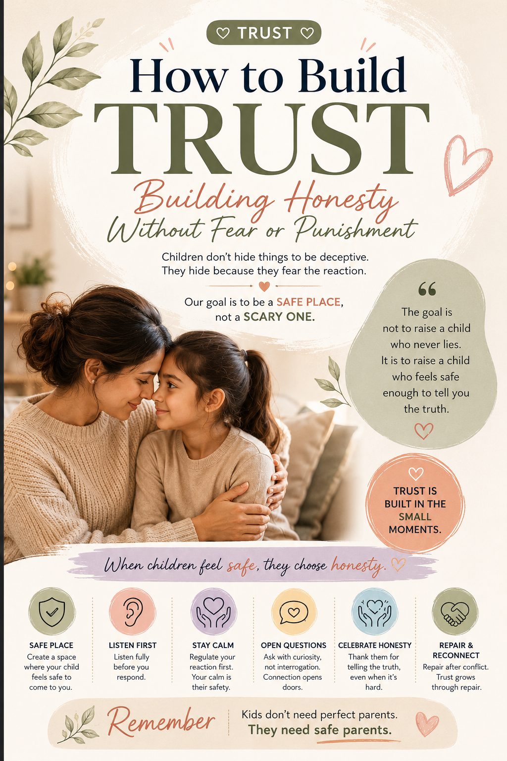 A Parenting Guide for Creating Emotional Safety, Openness, and Connection