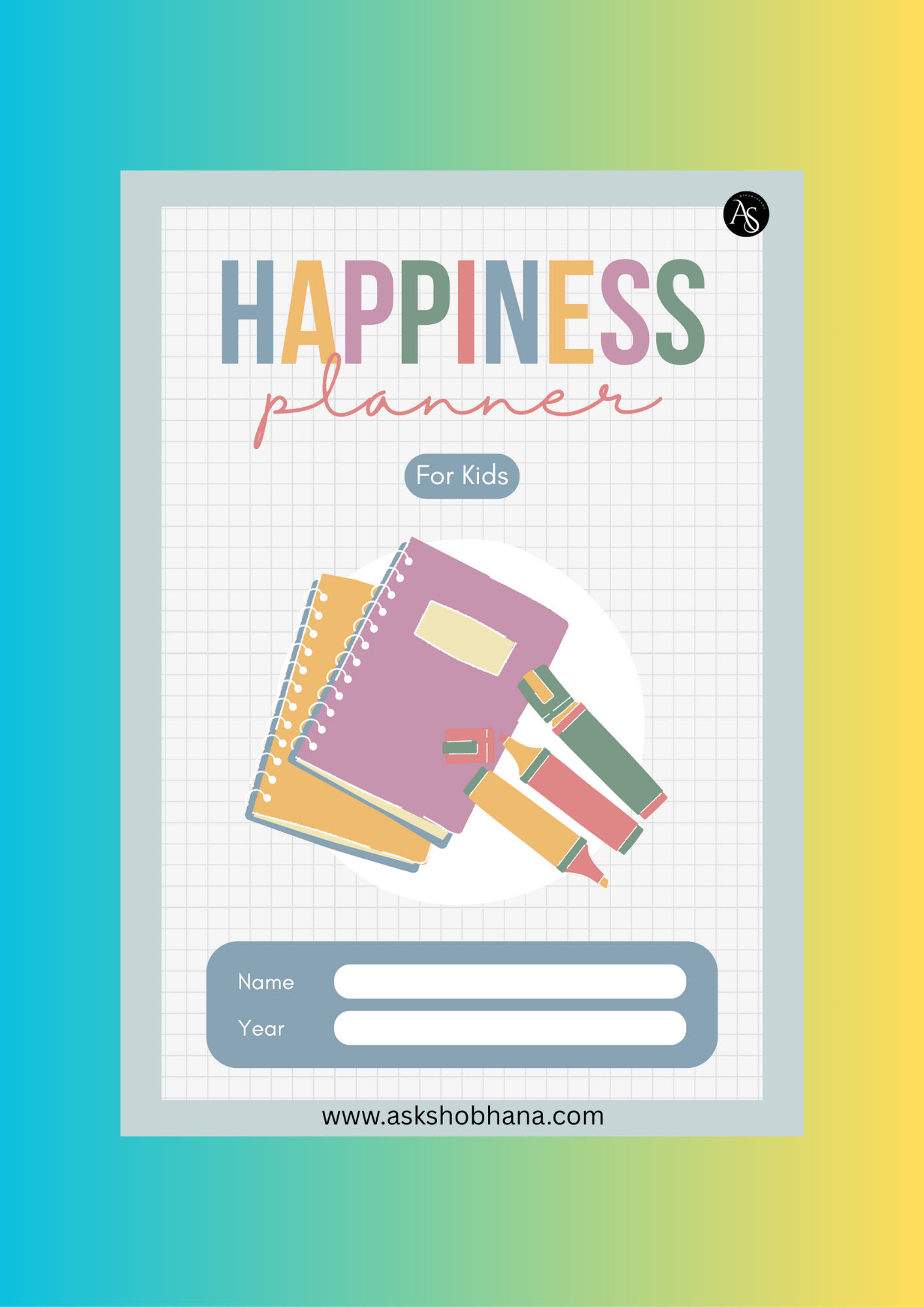 Happiness Planner for Kids