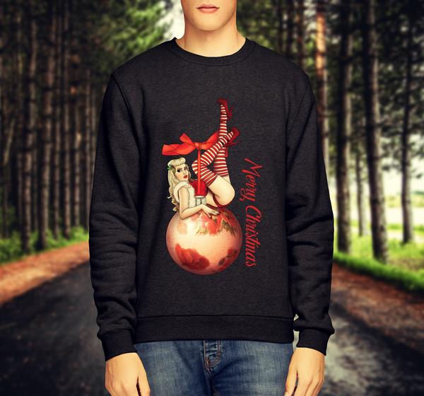 Thumbnail: VINTAGE PINUP CHRISTMAS JUMPER