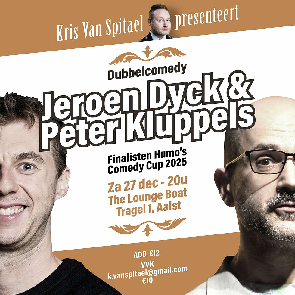 2 Finalisten Humo’s Comedy Cup 2025 | Loungeboat • Aalst