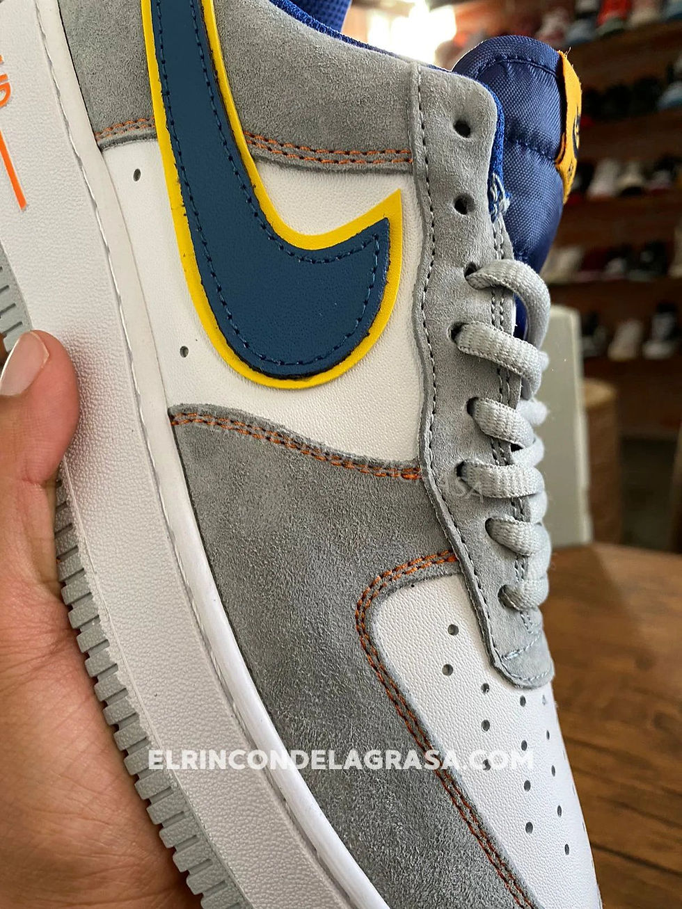 Miniatura: Air Force One Gris Con Azul