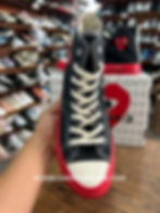 Miniatura: Converse Comme Black Red High