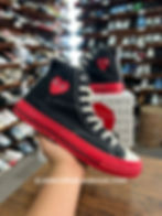 Miniatura: Converse Comme Black Red High