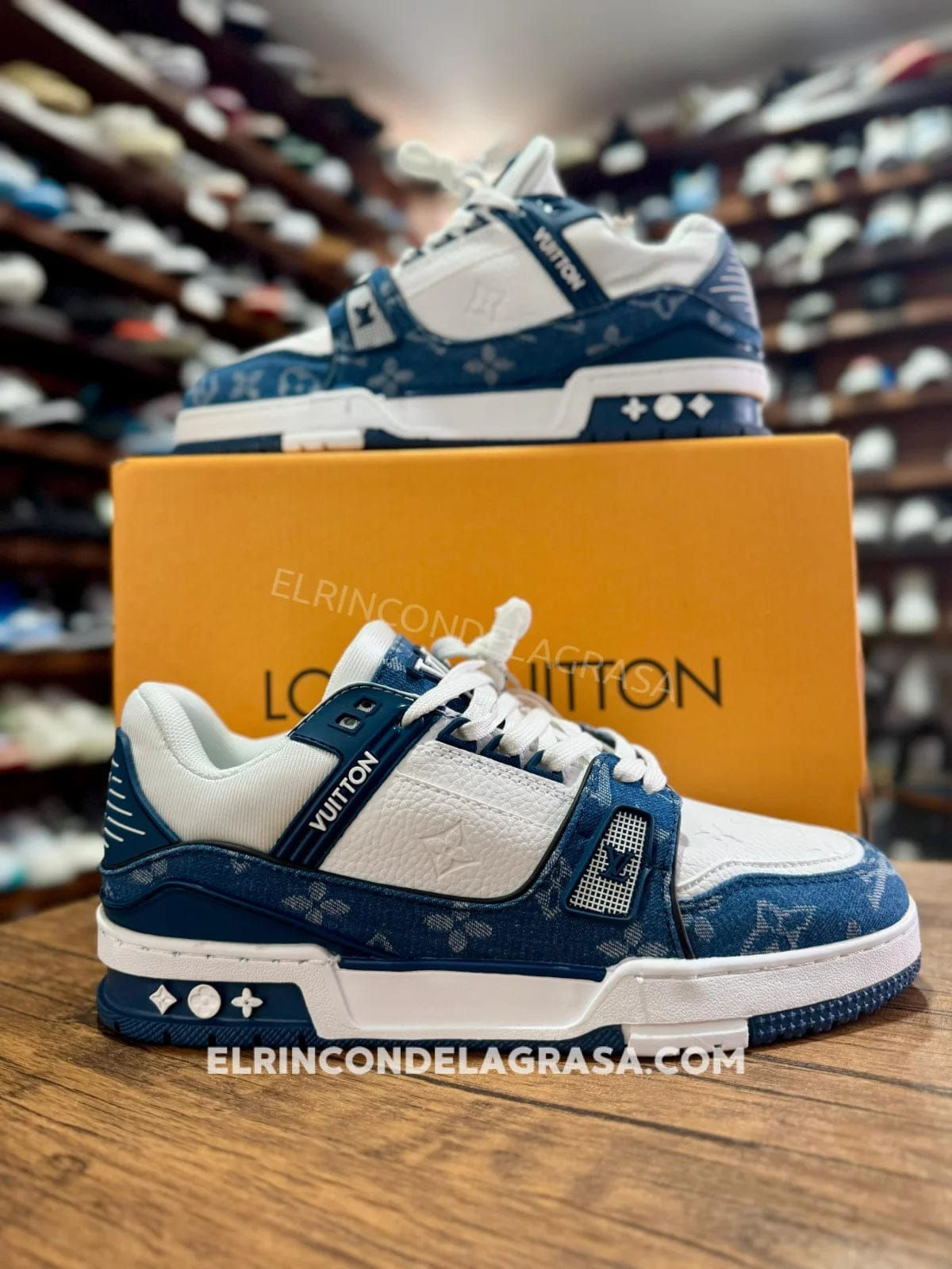 Louis Vuitton Trainer Blue
