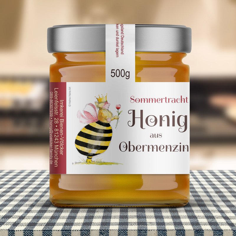 Sommertrachthonig im Glas 500g