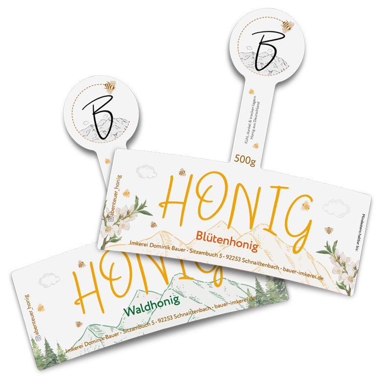 Honigetiketten