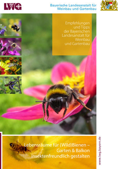 Broschüre "Lebensräume für (Wild)Bienen - Garten und Balkon insektenfreundlich gestalten"