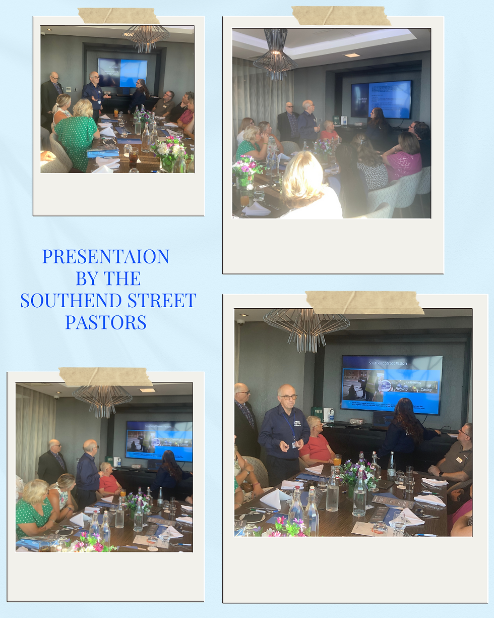 Southend Street Pastors Presentation with the Southend Rotary Club