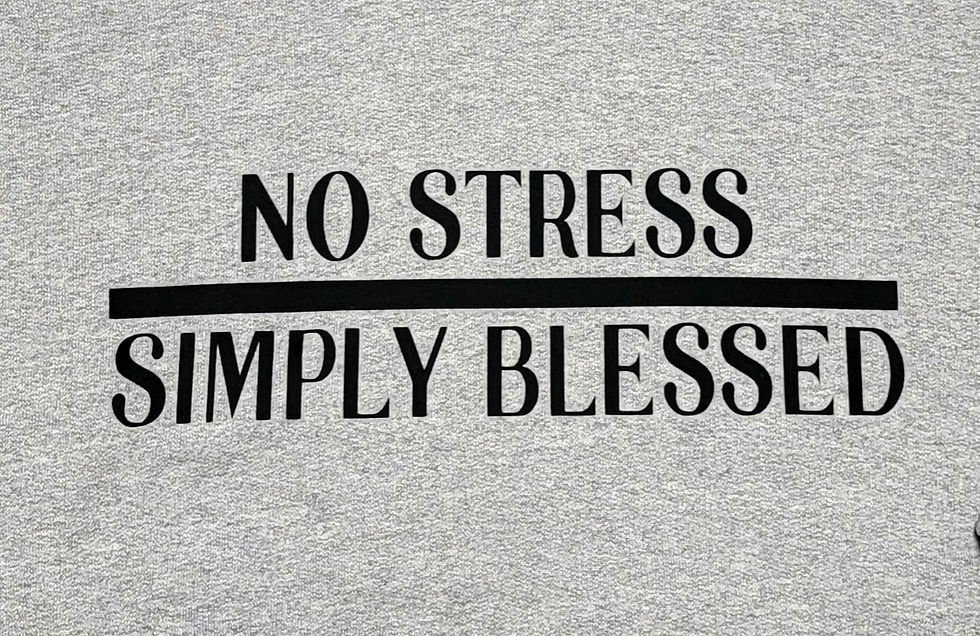 Thumbnail: NO STRESS SIMPLY BLESSED