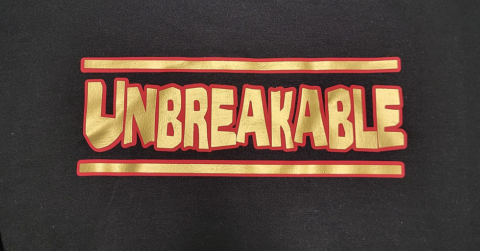 Thumbnail: Unbreakable - Metallic Gold/Red Trim 2 color