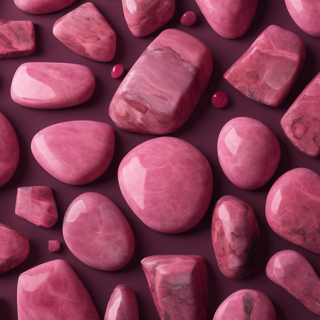 A mesmerizing Rhodonite gemstone