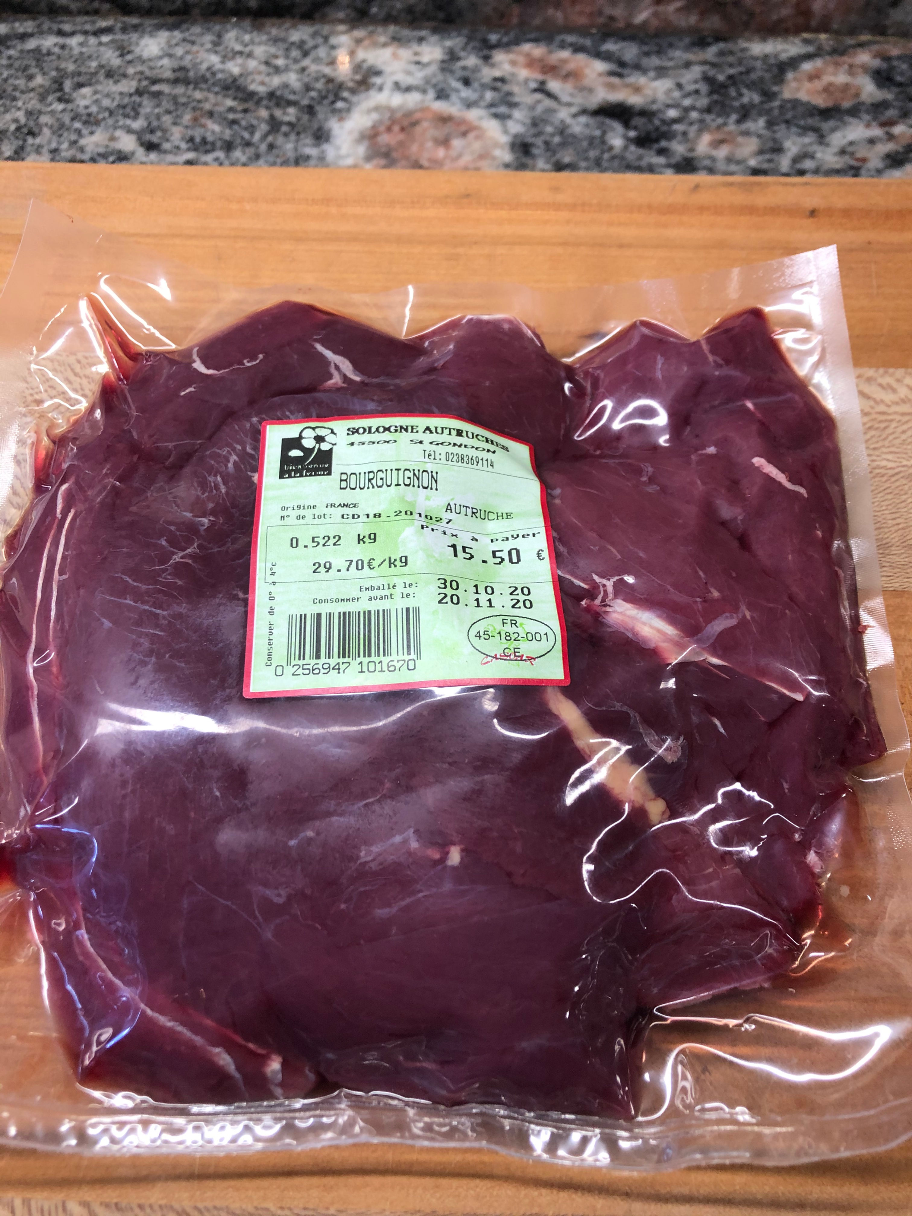 Bourguignon d'autruche