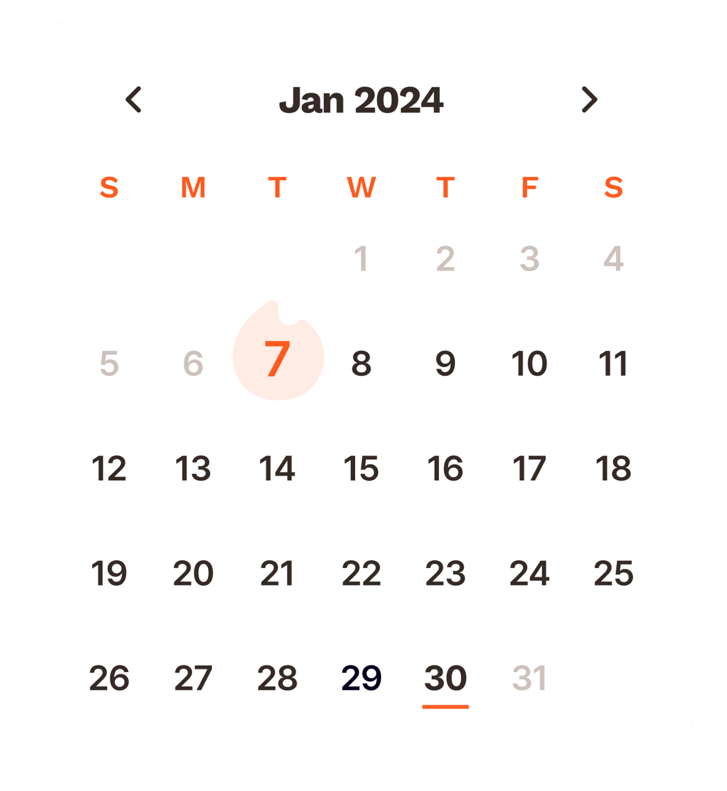 Animated streak calendar filling consecutive days and showing level-up celebration in Cochi app