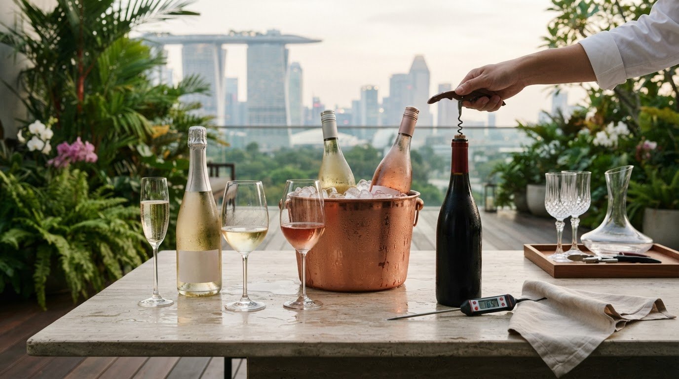 Wine Serving Temperature in Singapore: A Practical Guide by Style