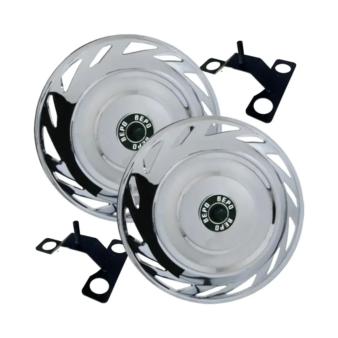 PAR DE TAPAS DE RUEDA ARO 17.5″, DELANTERA, PINGO DE AGUA II (CON SOPORTE M1002)