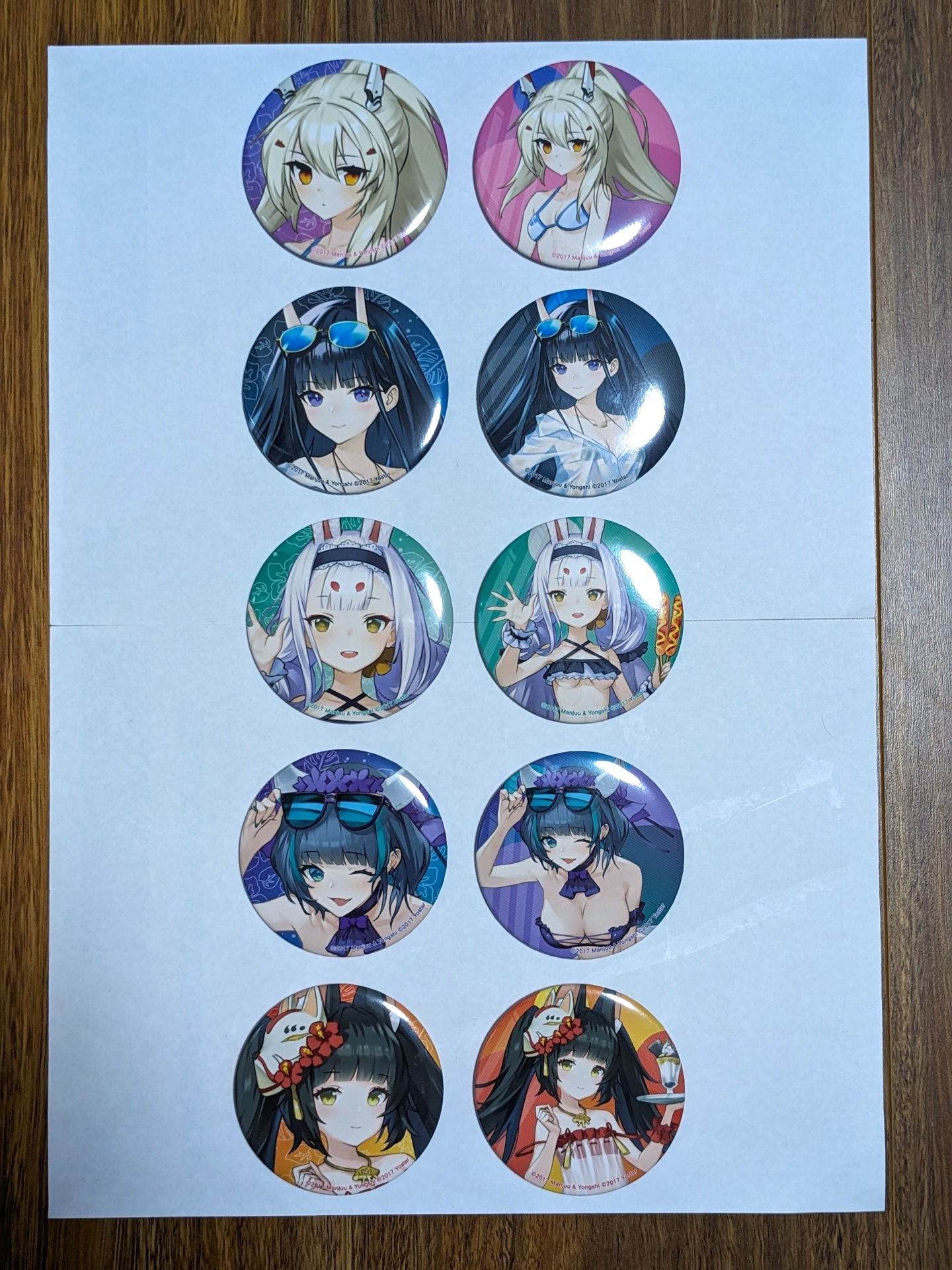 ~RARE~ Azur Lane - One Shot Can Badge Collection - Kuji