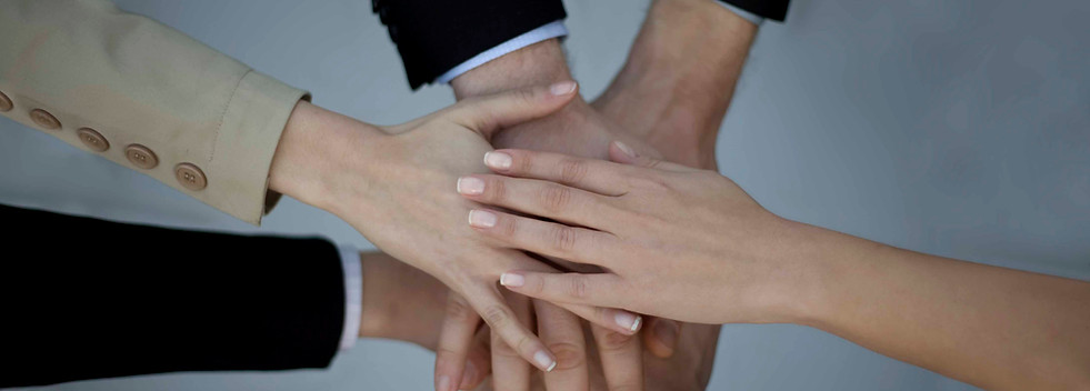 Teamwork Hands Together