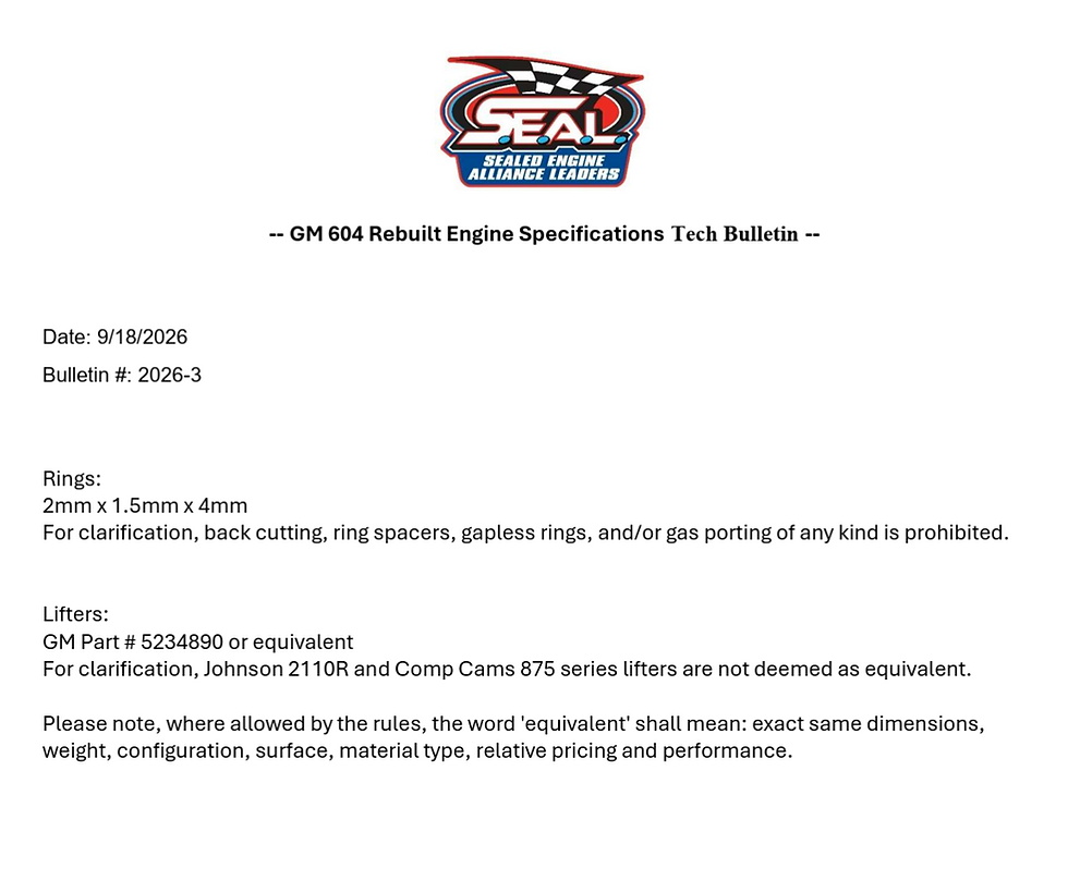 SEAL Bulletin 9-18-2026