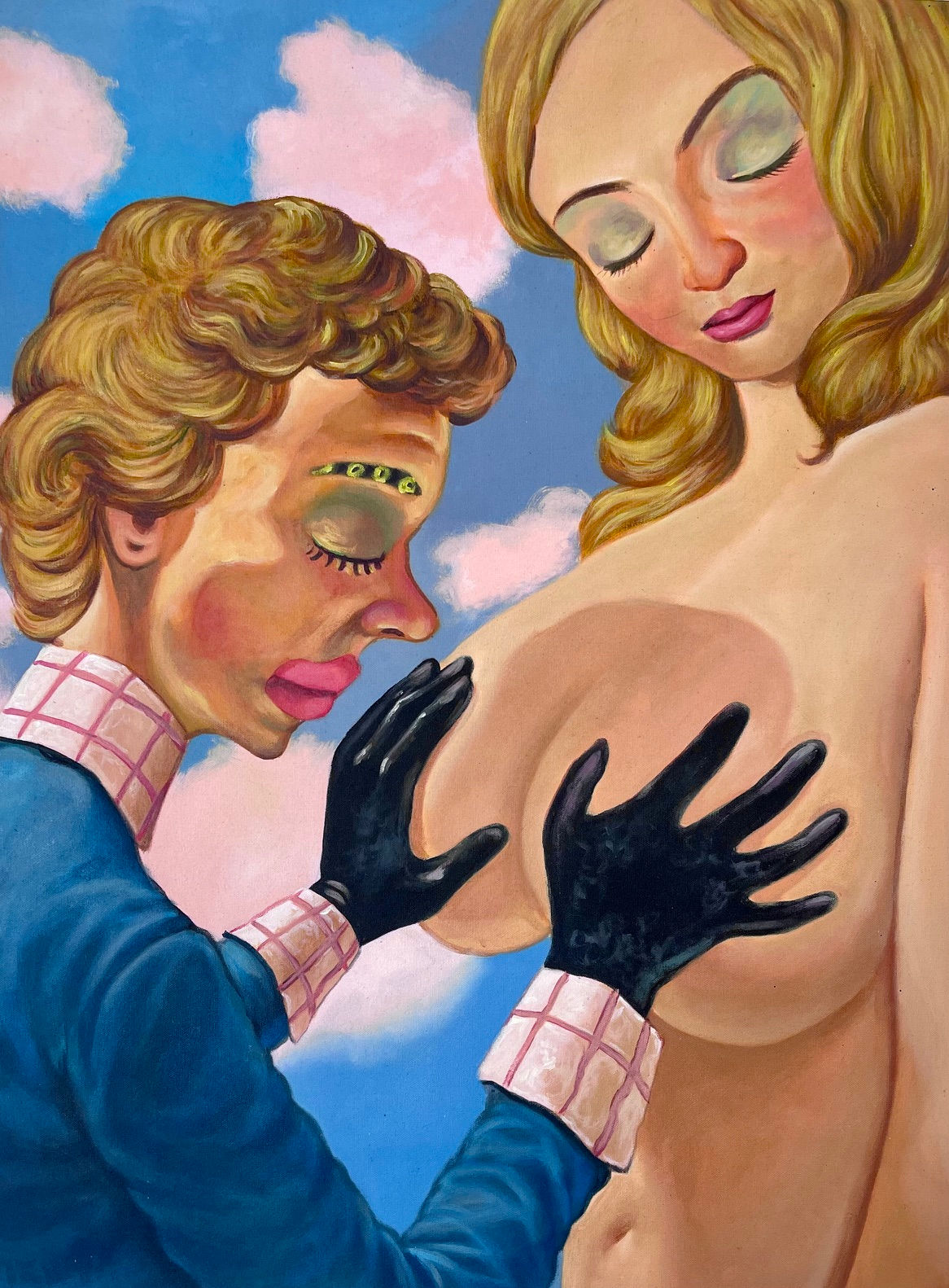 Touch Em (Homage to John Currin)
