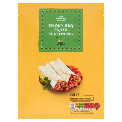 Morrisons Smoky BBQ Fajita Seasoning 30g ChoiceGoods