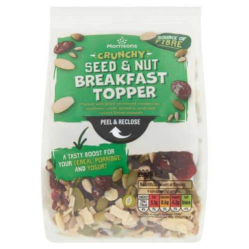 Morrisons Seed & Nut Breakfast Topper 200g ChoiceGoods