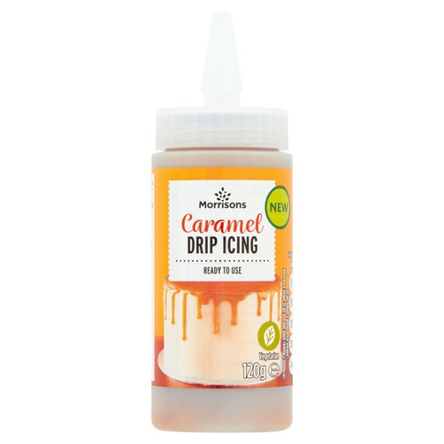 Morrisons Caramel Drip Icing 120g ChoiceGoods