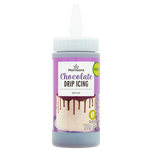 Morrisons Chocolate Drip Icing 120g ChoiceGoods