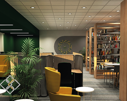Library design for university of Jeddah