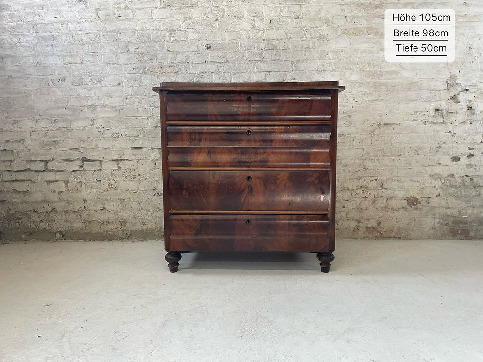 Miniaturbild: Antike Biedermeier Kommode um 1850