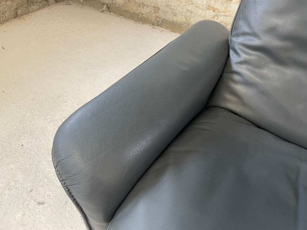 Miniaturbild: De Sede DS 50 Sessel aus Leder in Grau
